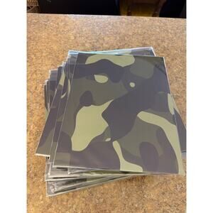 Camouflage Folders Set of 60 in Lot - NEW